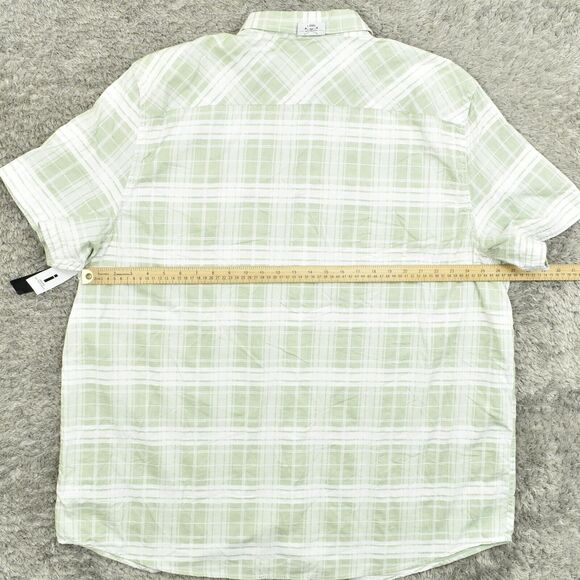 NEW Buffalo David Bitton Men's Big & Tall 2XLT Button Shirt Short Sleeve Plaid G - Picture 3 of 8